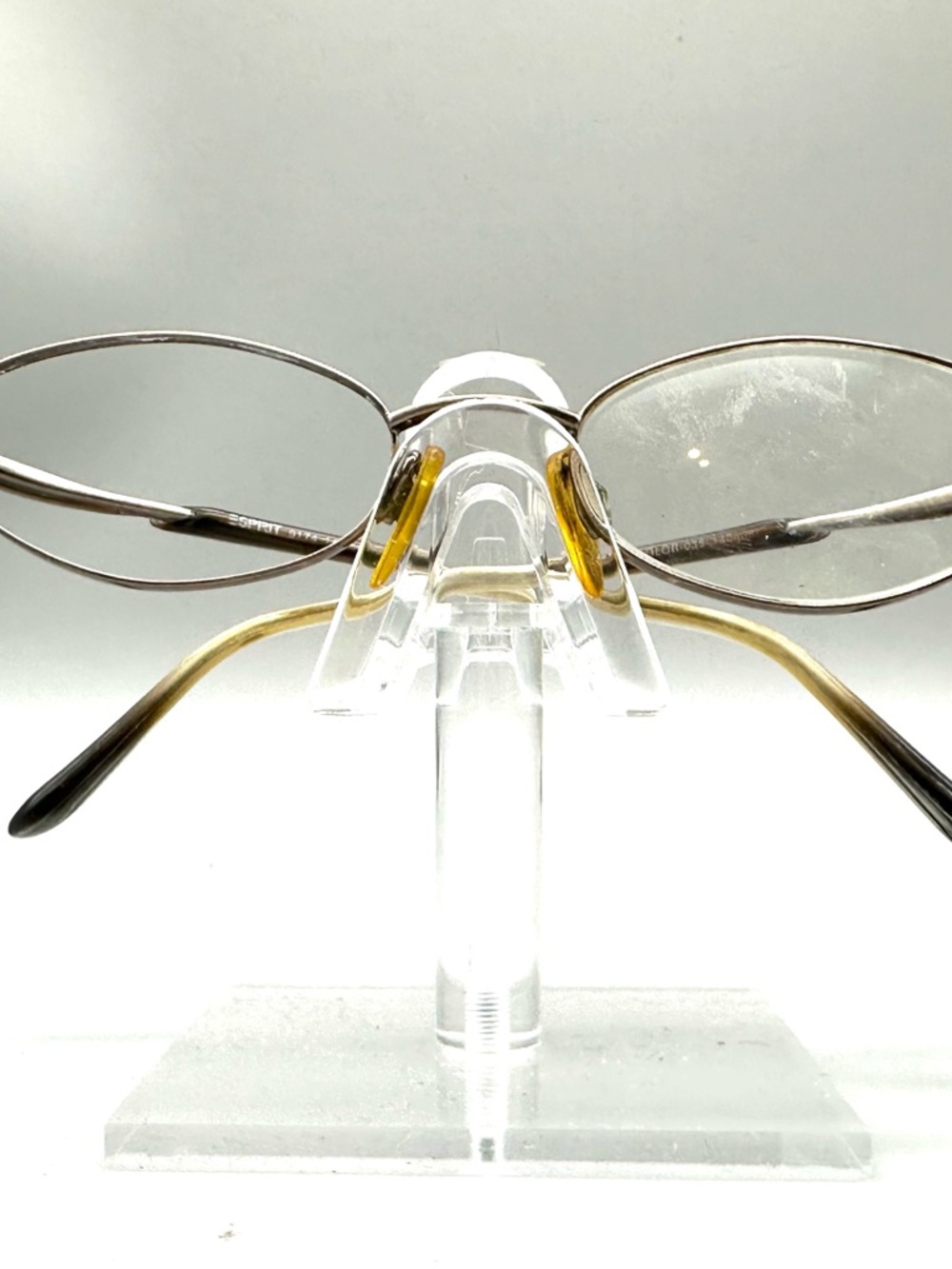 Esprit 9174 Silver Oval Eyeglasses Frames Color 035 140mm Mens Womens